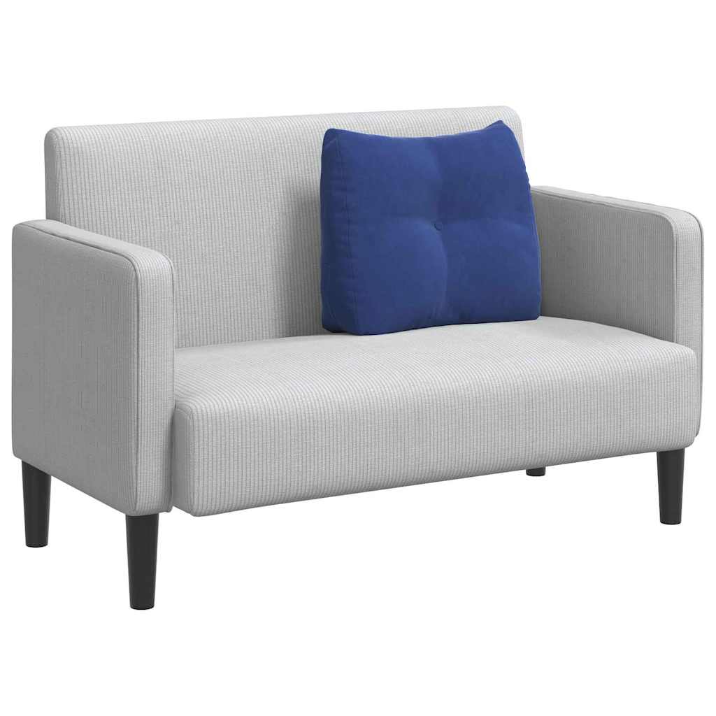 Cuscino per schienale Vidaxx blu polizia 60 x 24 x 50 cm in velluto