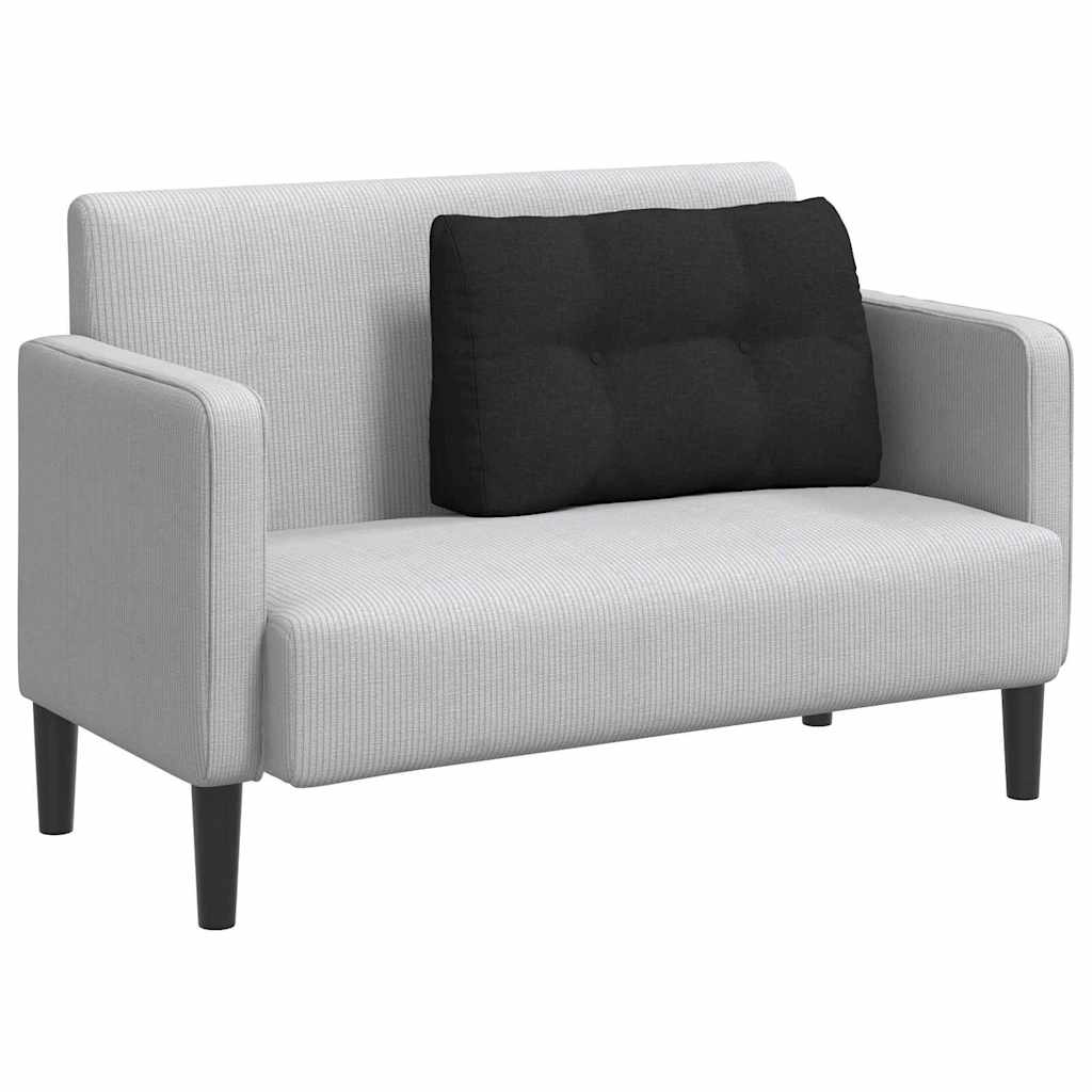 Cuscino schienale Vidaxx tessuto nero 80 x 24 x 50 cm