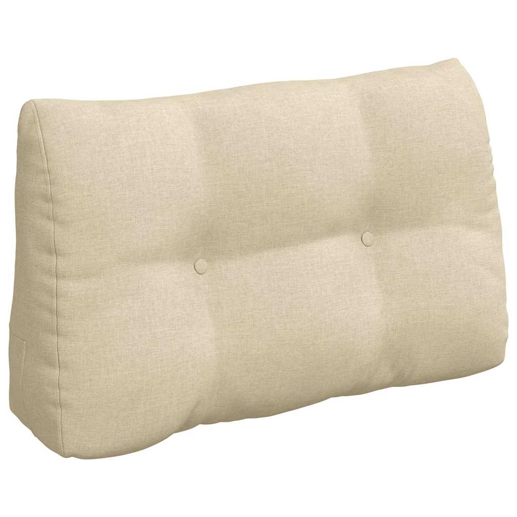 Vidaxl rugkussen crème 80 x 24 x 50 cm stof
