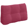 Vidaxl rugkussen wijnrood 80 x 24 x 50 cm fluweel