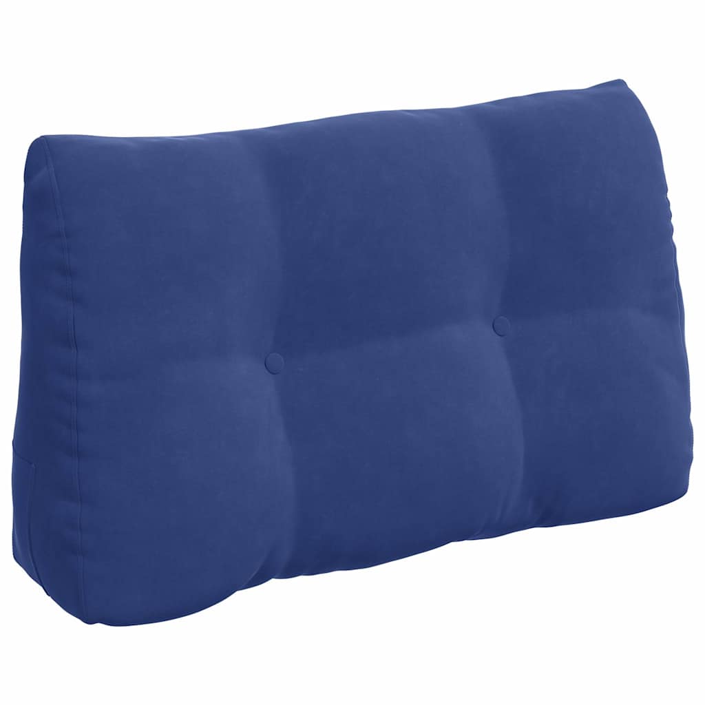 Cuscino per schienale Vidaxx blu polizia 80 x 24 x 50 cm in velluto