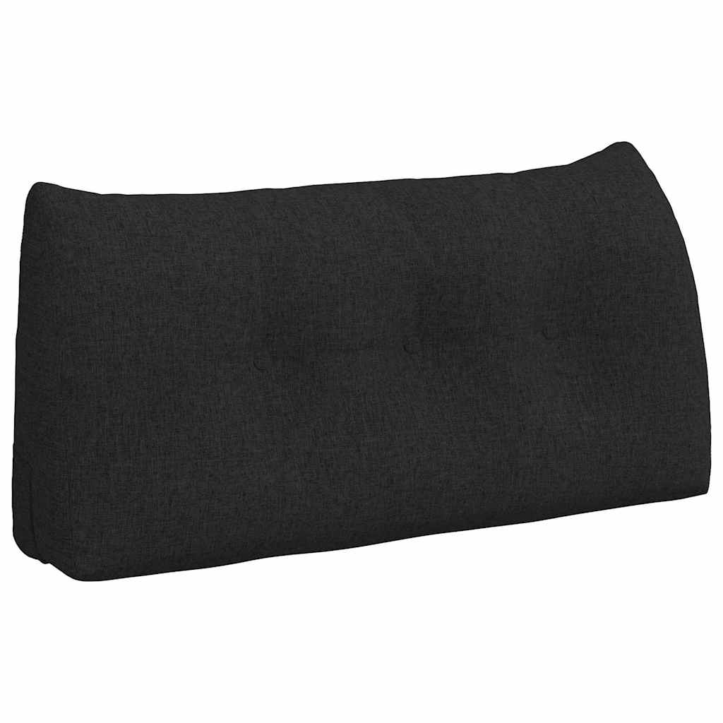 Cuscino schienale VidaXL tessuto nero 100 x 24 x 50 cm