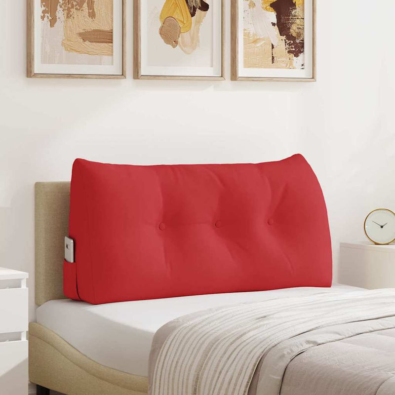 Vidaxx cojín de respaldo rojo 100 x 24 x 50 cm tela