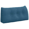 Vidaxl rugkussen blauw 100 x 24 x 50 cm fluweel