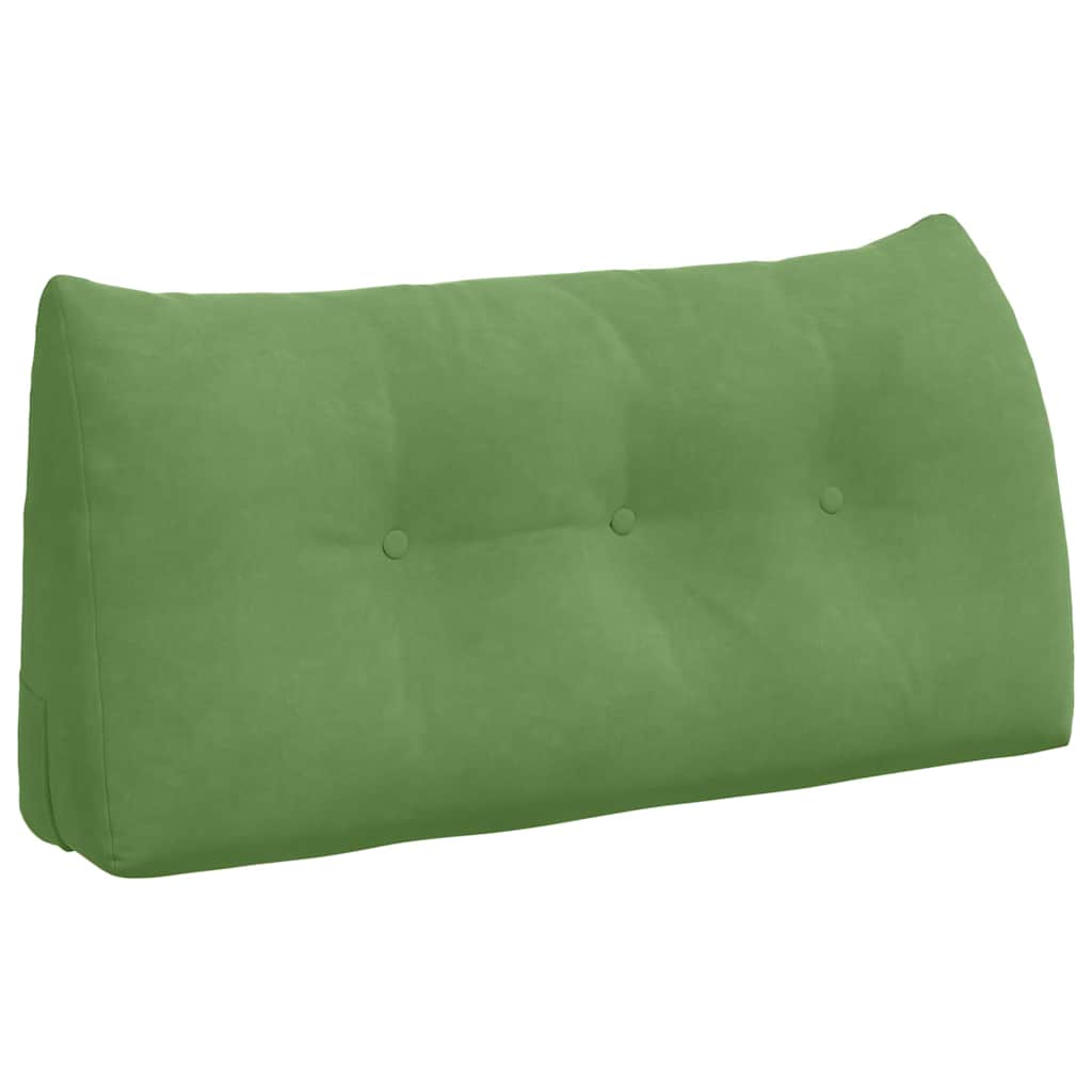 Vidaxl rugkussen lichtgroen 100 x 24 x 50 cm fluweel