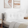 Cuscino schienale Vidaxx tessuto bianco 120 x 24 x 50 cm