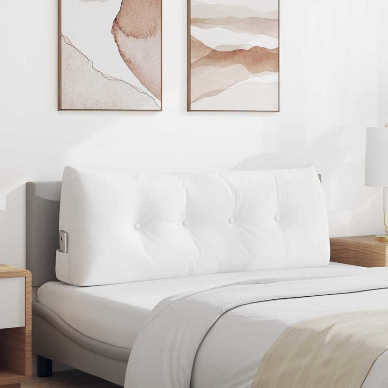 Cuscino schienale Vidaxx tessuto bianco 120 x 24 x 50 cm