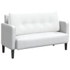 Cuscino schienale Vidaxx tessuto bianco 120 x 24 x 50 cm
