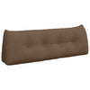 Vidaxl rugkussen bruin 140 x 24 x 50 cm stof