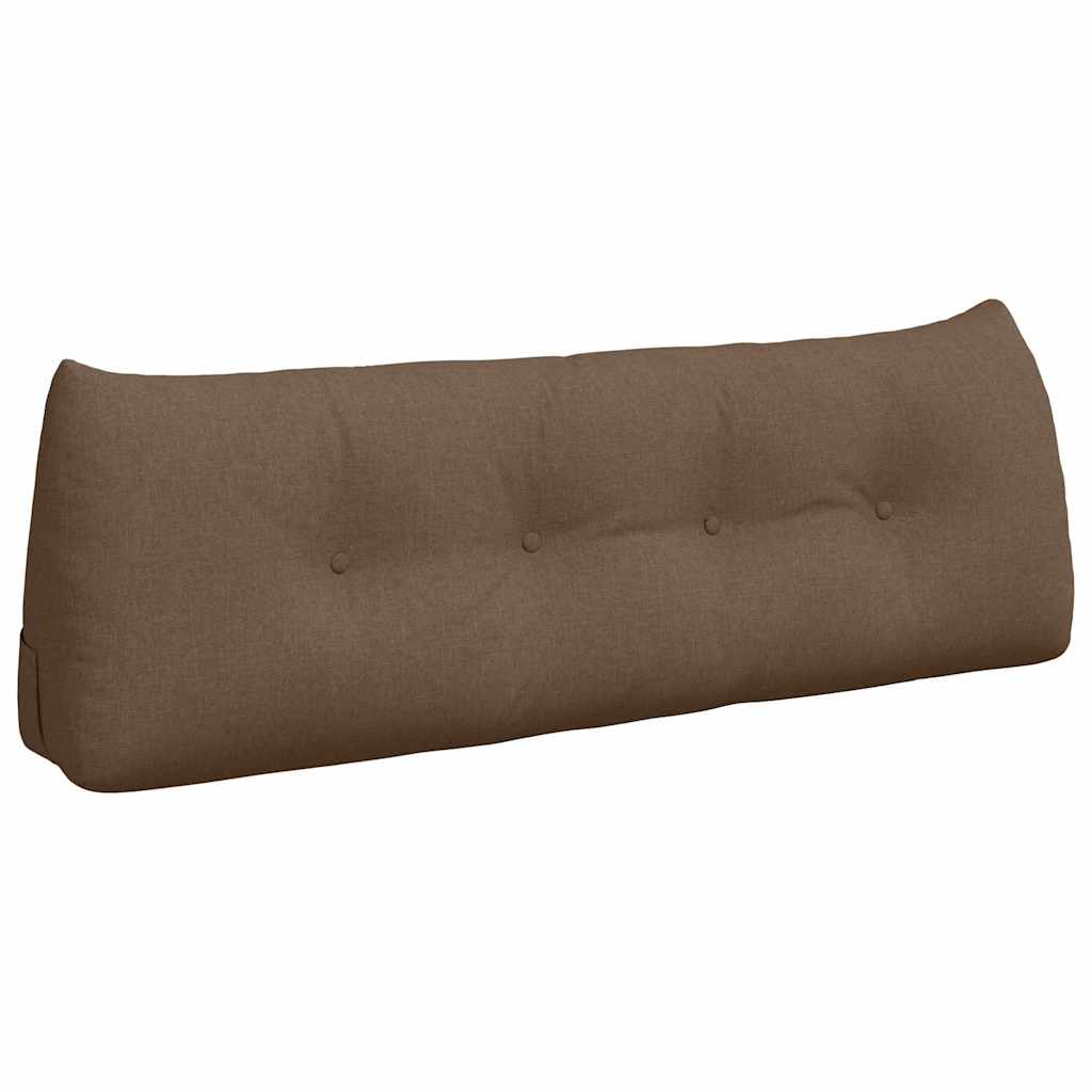 Vidaxl rugkussen bruin 140 x 24 x 50 cm stof