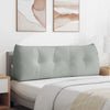 Cuscino schienale Vidaxx grigio chiaro 140 x 24 x 50 cm in velluto
