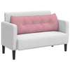 Cuscino schienale Vidaxx rosa 140 x 24 x 50 cm in velluto