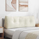 Vidaxl rugkussen crème 140 x 24 x 50 cm fluweel
