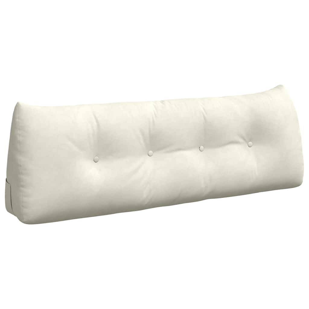 Cuscino schienale Vidaxx crema 140 x 24 x 50 cm velluto