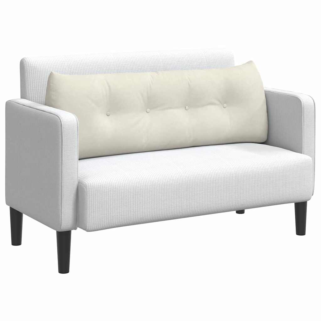 Cuscino schienale Vidaxx crema 140 x 24 x 50 cm velluto
