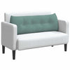Cuscino schienale Vidaxx verde mare 140 x 24 x 50 cm in velluto