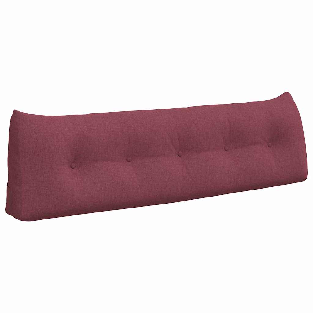Vidaxx cojín de respaldo rojo vino 160 x 24 x 50 cm tela