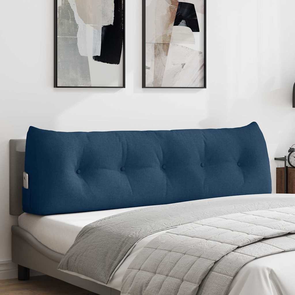 Vidaxx cojín de respaldo azul 160 x 24 x 50 cm tela