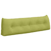 Cuscino schienale VidaXL in tessuto verde chiaro 160 x 24 x 50 cm