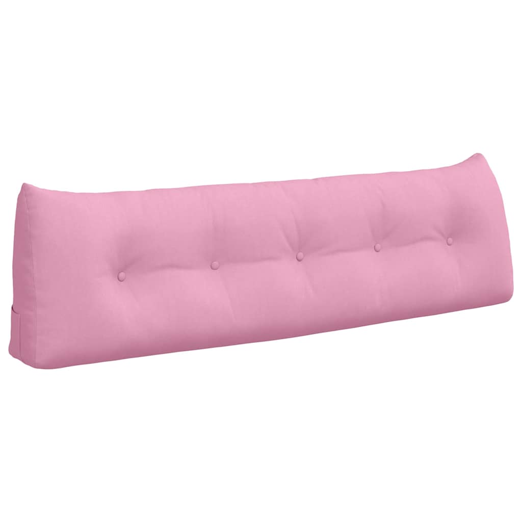 Vidaxl rugkussen roze 160 x 24 x 50 cm stof