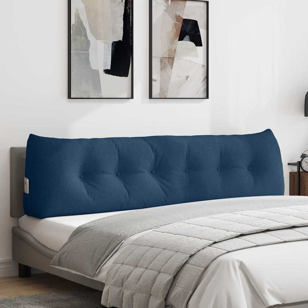 Cuscino schienale Vidaxx tessuto blu 180 x 24 x 50 cm