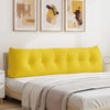 Cuscino schienale Vidaxx in tessuto giallo chiaro 180 x 24 x 50 cm