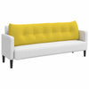 Cuscino schienale Vidaxx in tessuto giallo chiaro 180 x 24 x 50 cm