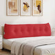 Vidaxl rugkussen rood 180 x 24 x 50 cm stof