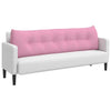 Vidaxl rugkussen roze 180 x 24 x 50 cm stof