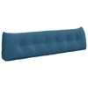 Vidaxl rugkussen blauw 180 x 24 x 50 cm fluweel