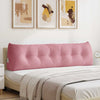 Vidaxl rugkussen roze 180 x 24 x 50 cm fluweel