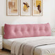 Vidaxl rugkussen roze 180 x 24 x 50 cm fluweel