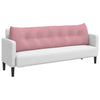 Vidaxl rugkussen roze 180 x 24 x 50 cm fluweel