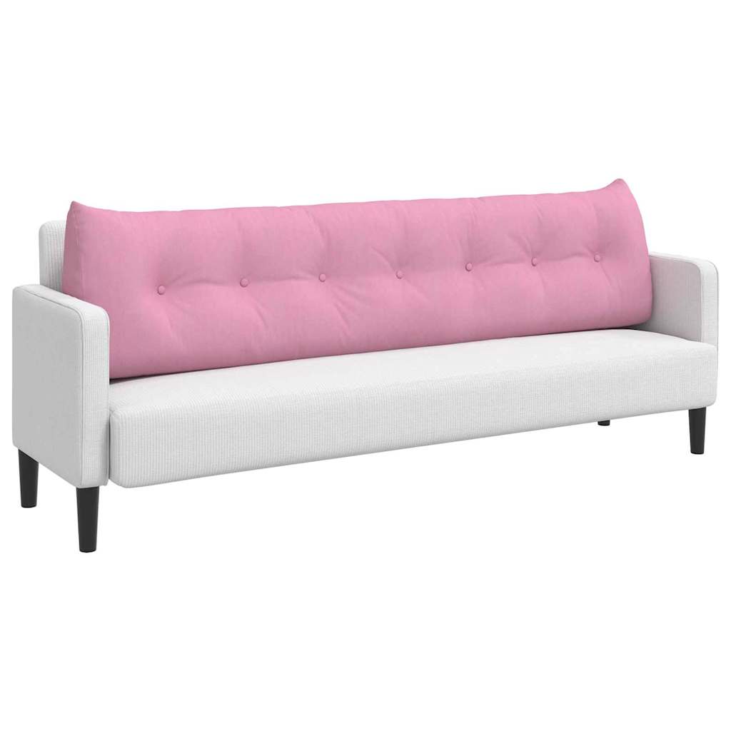Vidaxl rugkussen roze 200 x 24 x 50 cm stof