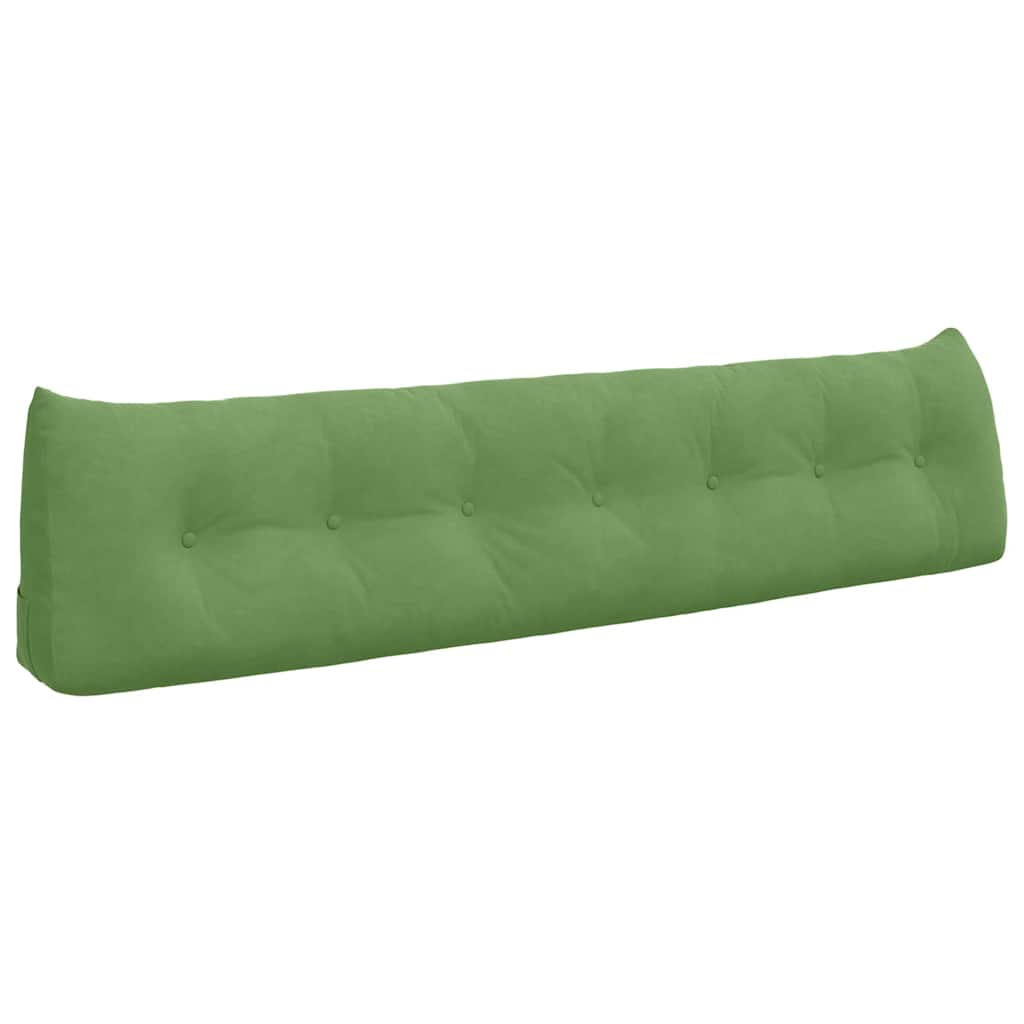 Cuscino schienale Vidaxx verde chiaro 200 x 24 x 50 cm in velluto