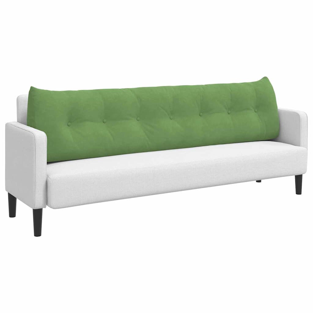 Cuscino schienale Vidaxx verde chiaro 200 x 24 x 50 cm in velluto