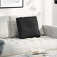Cuscino schienale Vidaxx tessuto nero 50 x 19 x 45 cm