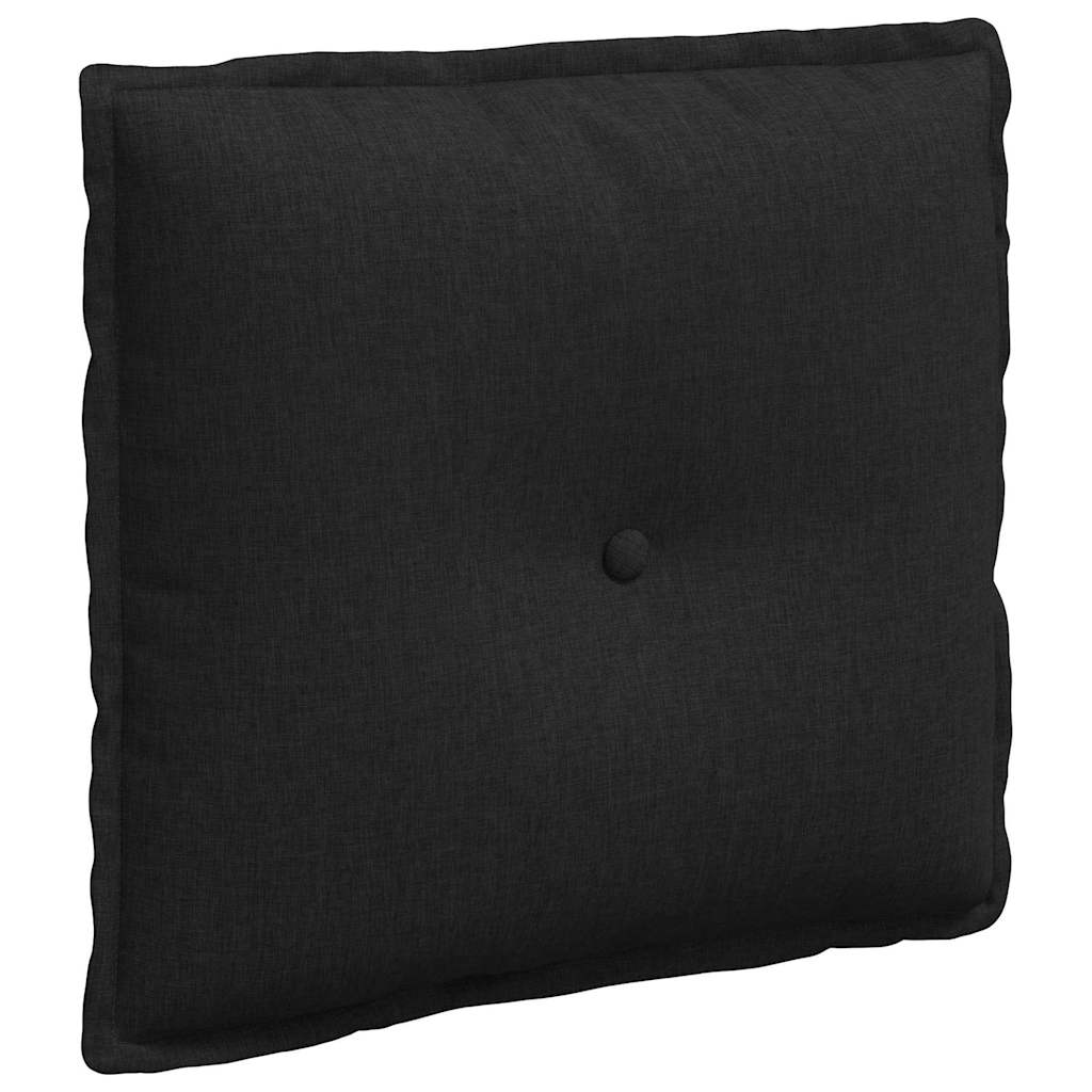 Cuscino schienale Vidaxx tessuto nero 50 x 19 x 45 cm