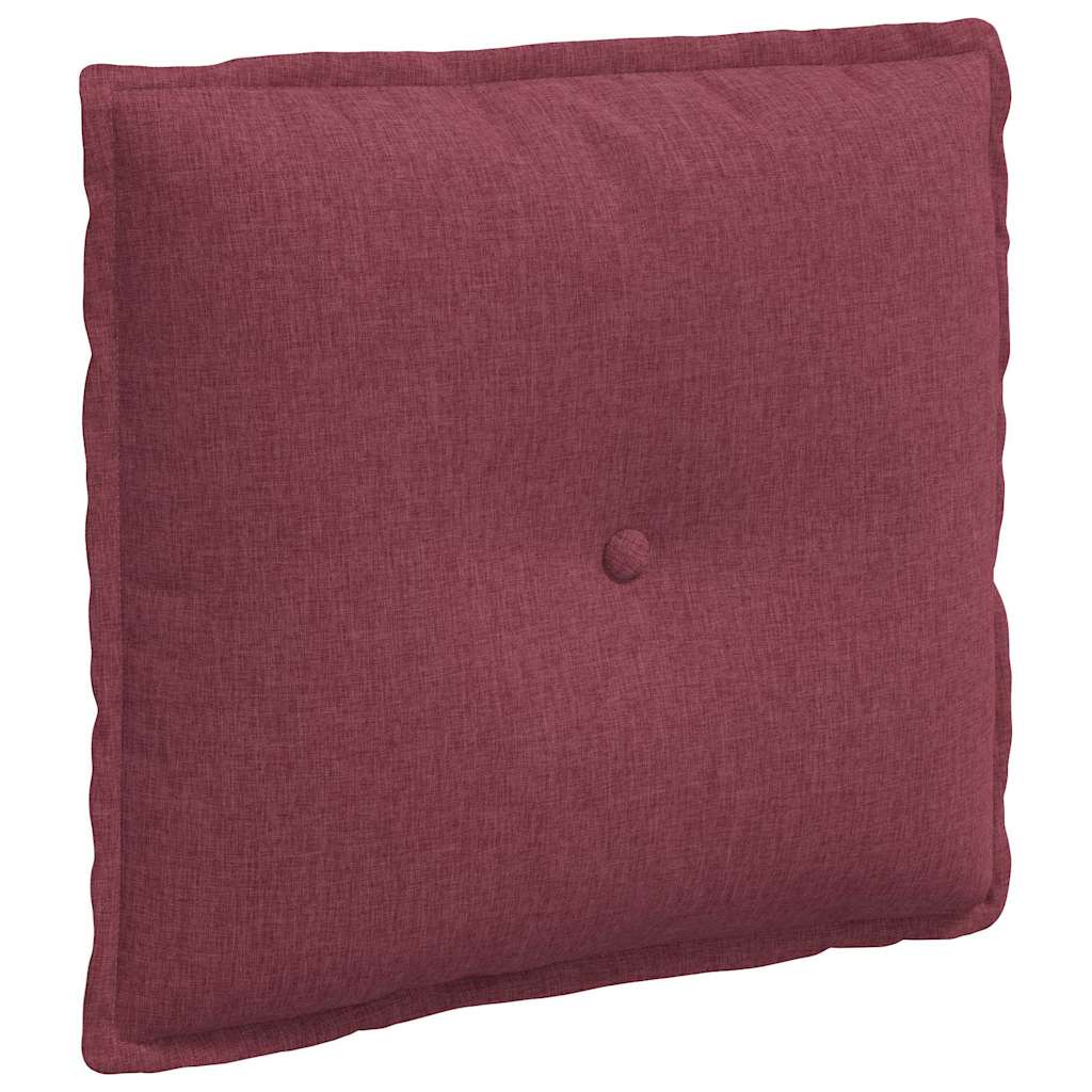 Cuscino schienale Vidaxx tessuto rosso vino 50 x 19 x 45 cm