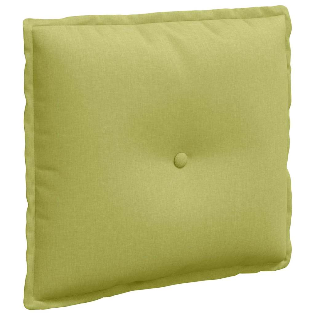 Vidaxl rugkussen lichtgroen 50 x 19 x 45 cm stof