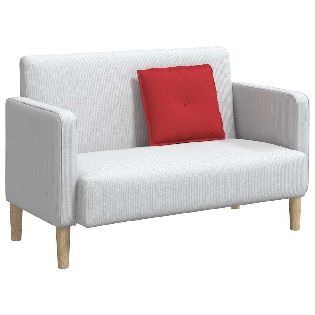 Vidaxl rugkussen rood 50 x 19 x 45 cm stof