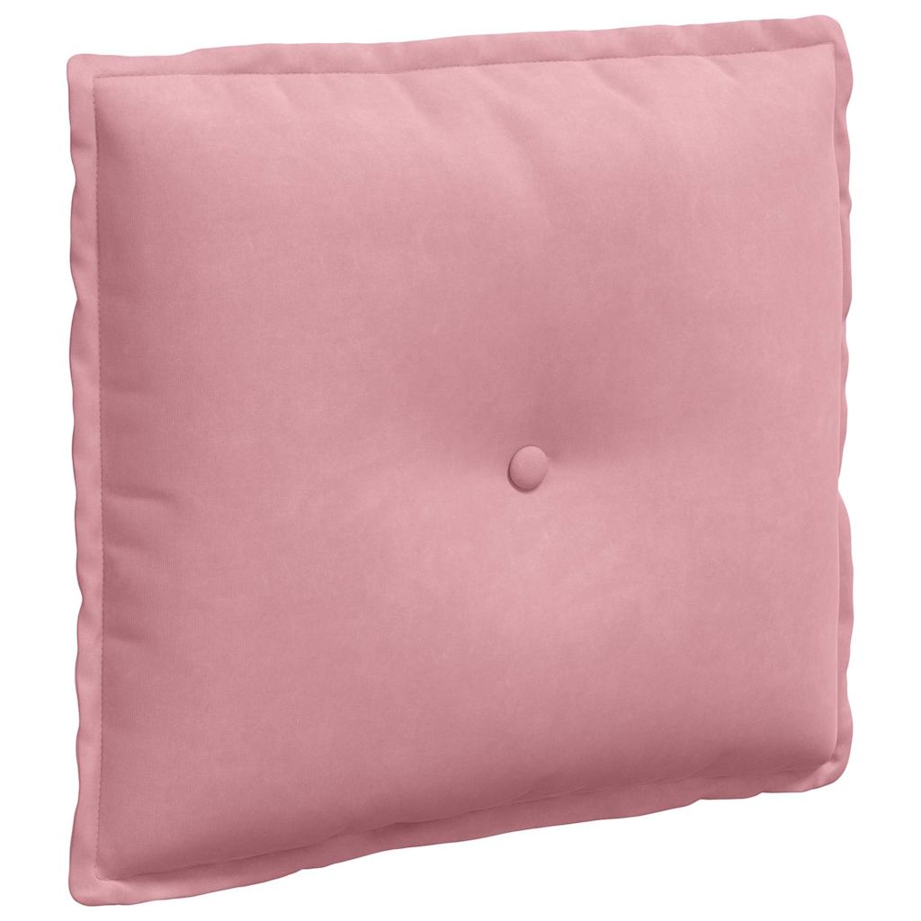 Cuscino schienale Vidaxx rosa 50 x 45 cm in tessuto a corde