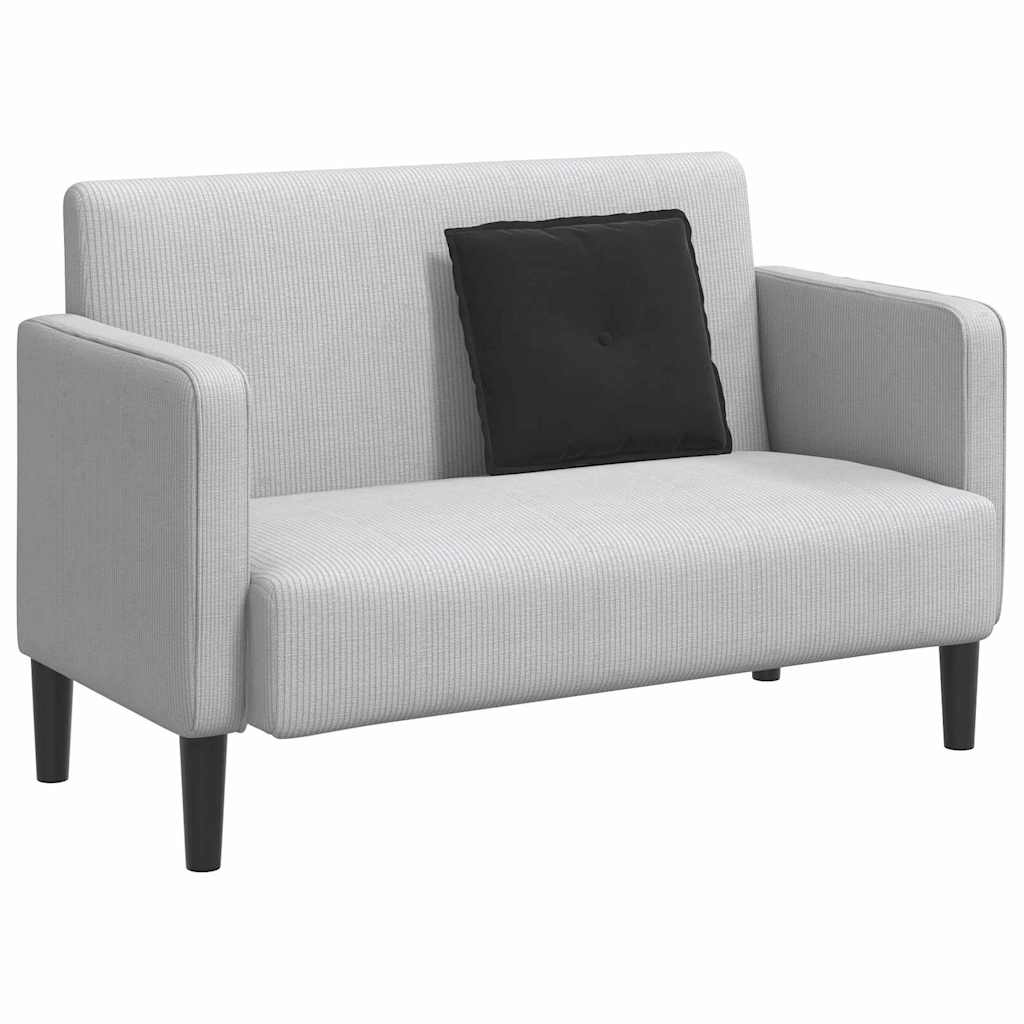 Vidaxl rugkussen zwart 50 x 45 cm cordstof