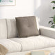 Vidaxl rugkussen taupe 50 x 45 cm microvezel stof