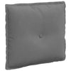 Cuscino schienale Vidaxx in tessuto microfibra grigio scuro 50 x 45 cm