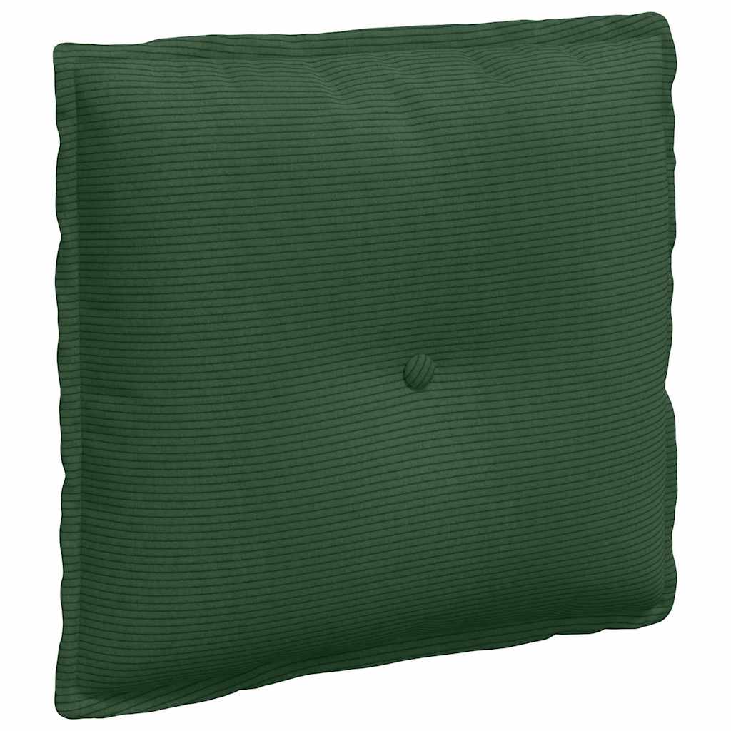 Vidaxl rugkussen jungle groen 50 x 45 cm cordstof