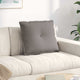 Vidaxl rugkussen taupe 60 x 19 x 50 cm stof