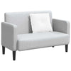 Cuscino schienale VidaXL tessuto bianco 60 x 19 x 50 cm