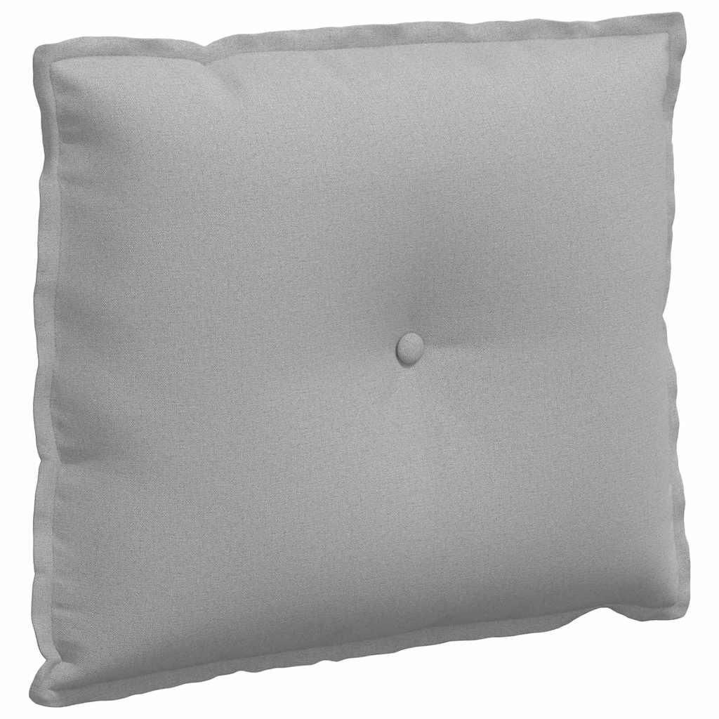 Vidaxx cojín de respaldo gris nube 60 x 19 x 50 cm tela