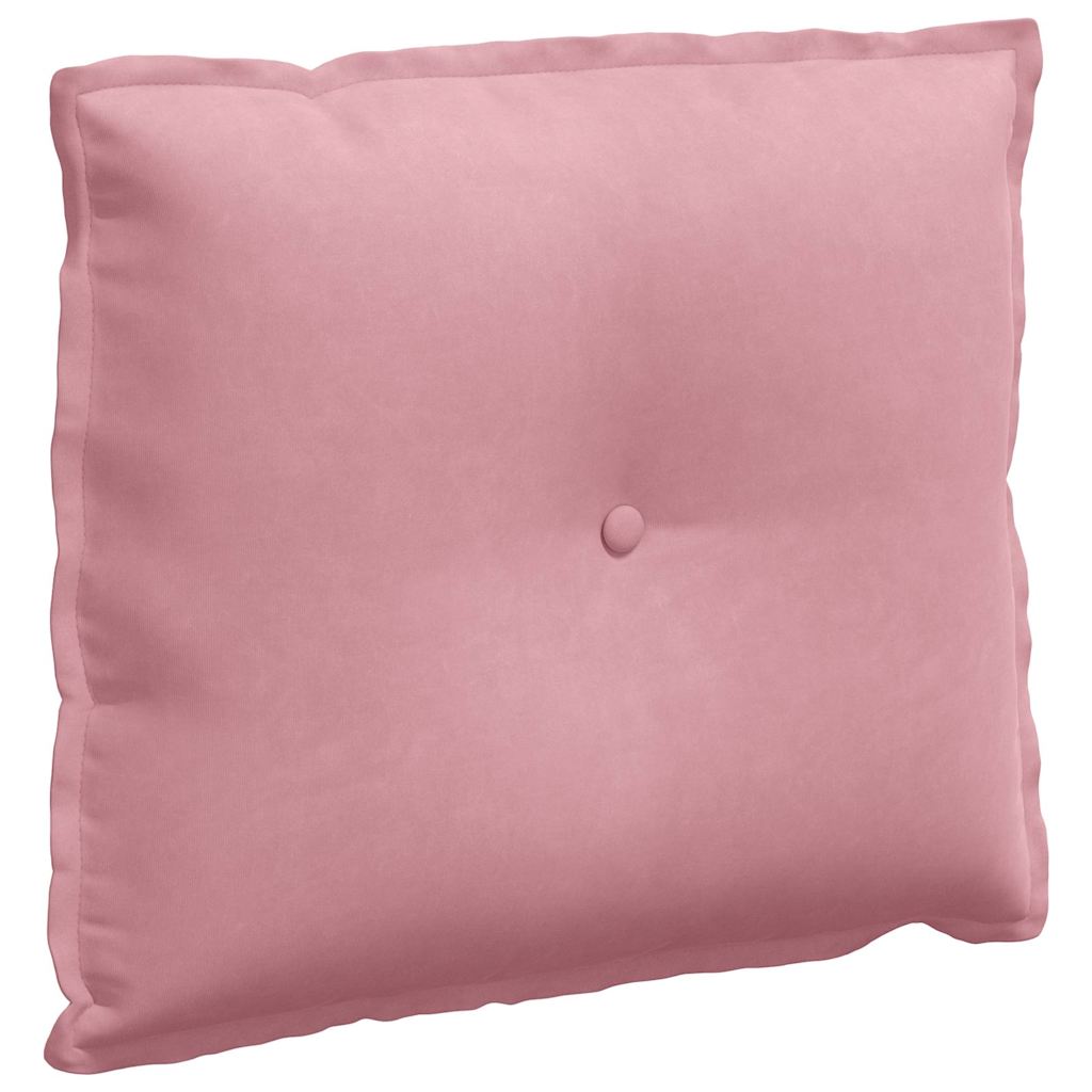Vidaxx cojín de respaldo rosa 60 x 50 cm tela de pana